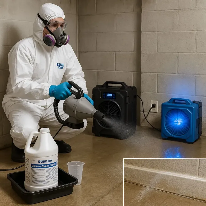 Sanitization and Odor Removal process in Columbia, NC