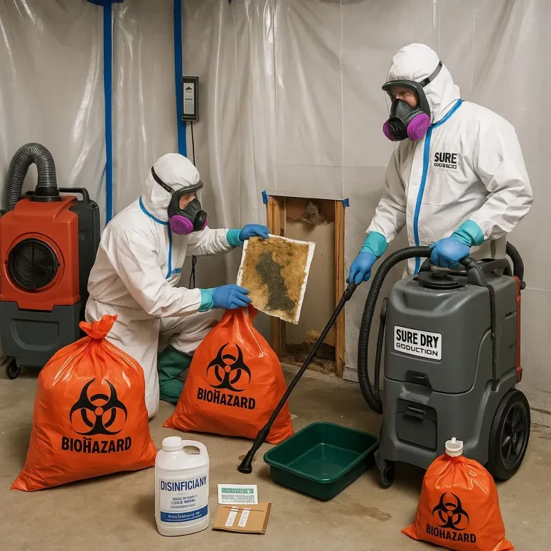 Contaminated Water Handling Protocols process in Columbia, NC