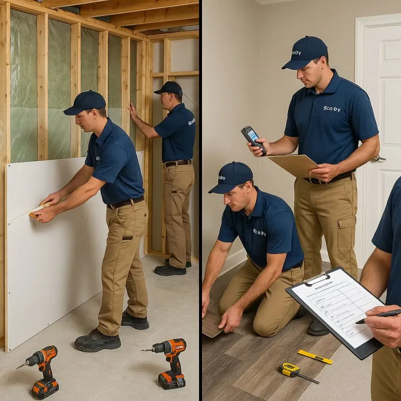 Repairs and Reconstruction process in Columbia, NC